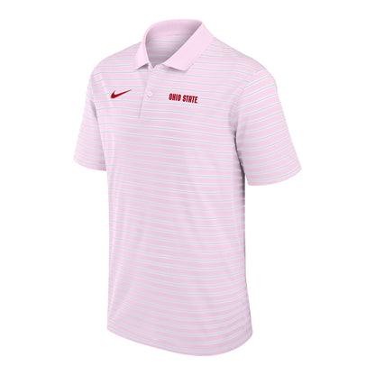 Ohio State Buckeyes Nike Country Club Striped Polo - Front