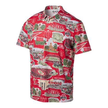 Ohio State Buckeyes Reyn Spooner Campus Polo - Front View