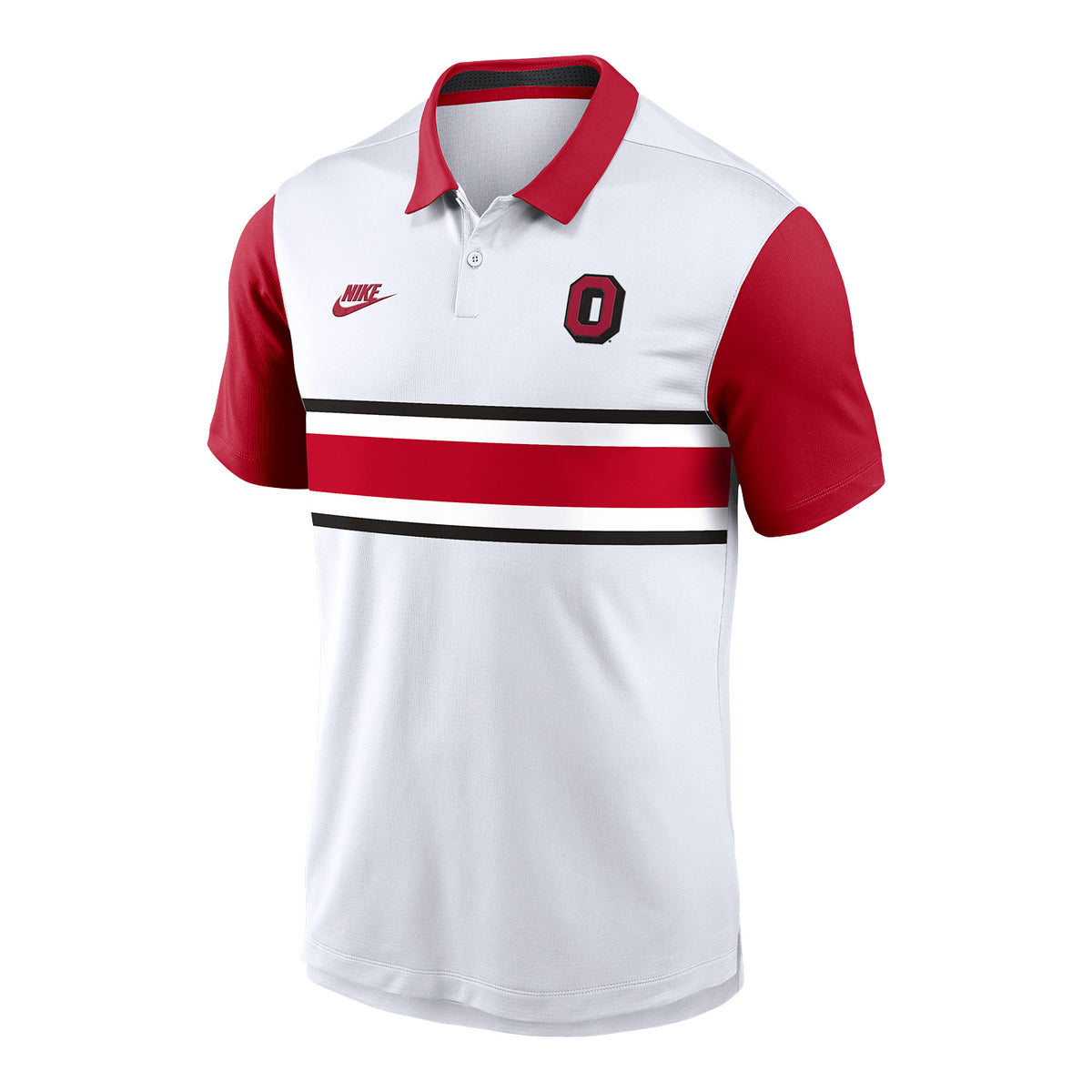 Ohio State Buckeyes Nike Legacy Vapor Stripe Polo - Front View