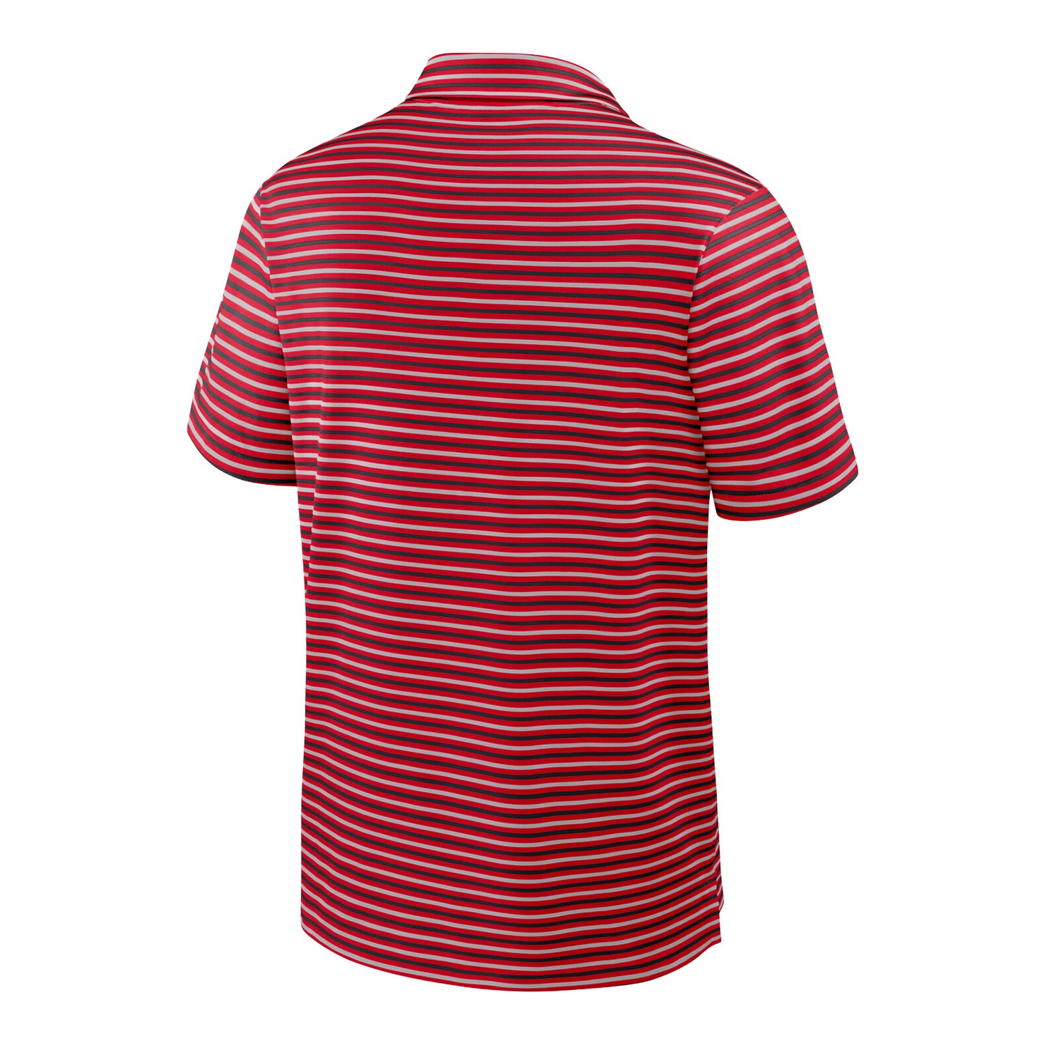 Ohio State Buckeyes Nike Dri-Fit Tour Stripe Polo - Back View