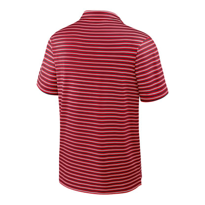 Ohio State Buckeyes Nike Dri-Fit Tour Stripe Polo - Back View
