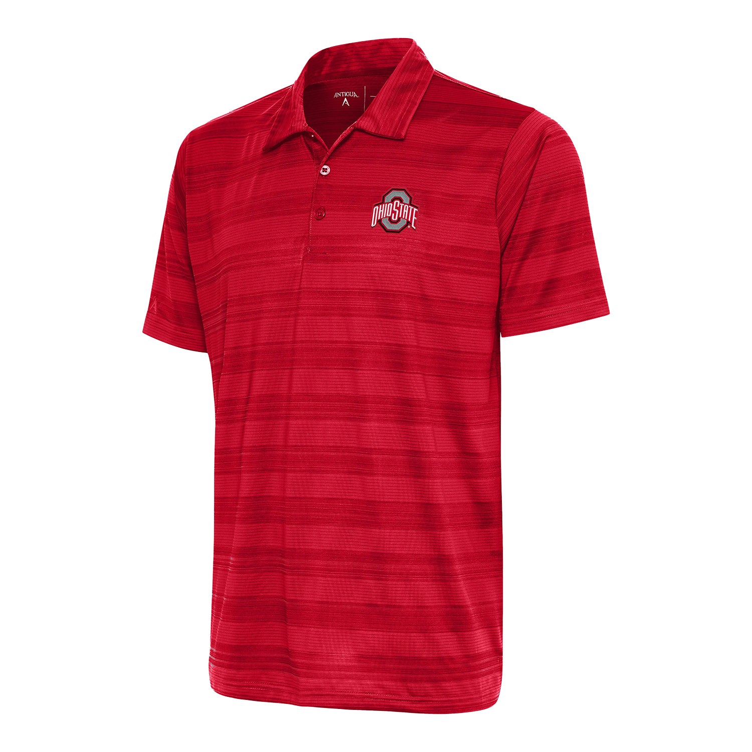 Ohio State Buckeyes Compass Scarlet Polo - Front View