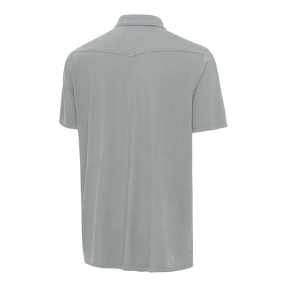 Ohio State Buckeyes Western Gray Polo - Back View