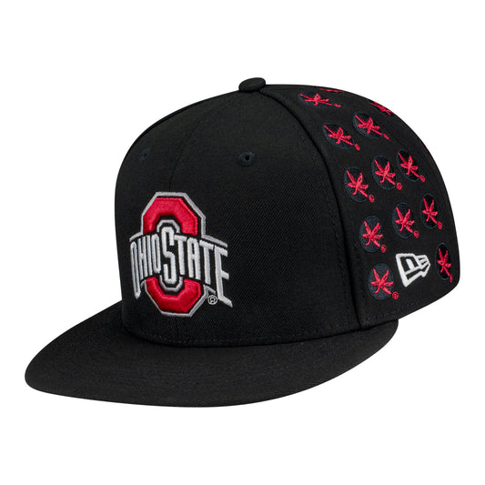 Ohio State Buckeyes Black Helmet 9Fifty Snapback