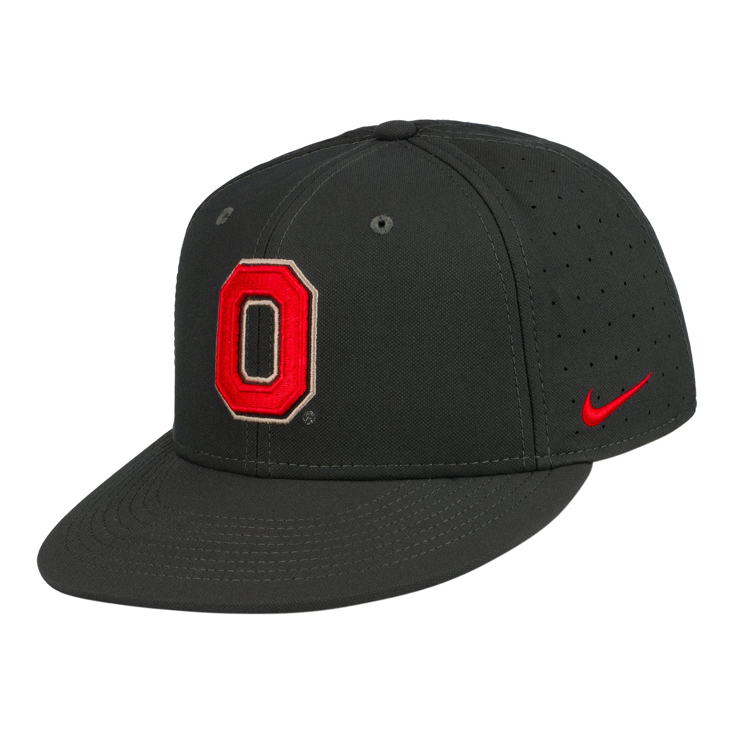 Ohio State Buckeyes Nike Aero Block O Fitted Hat