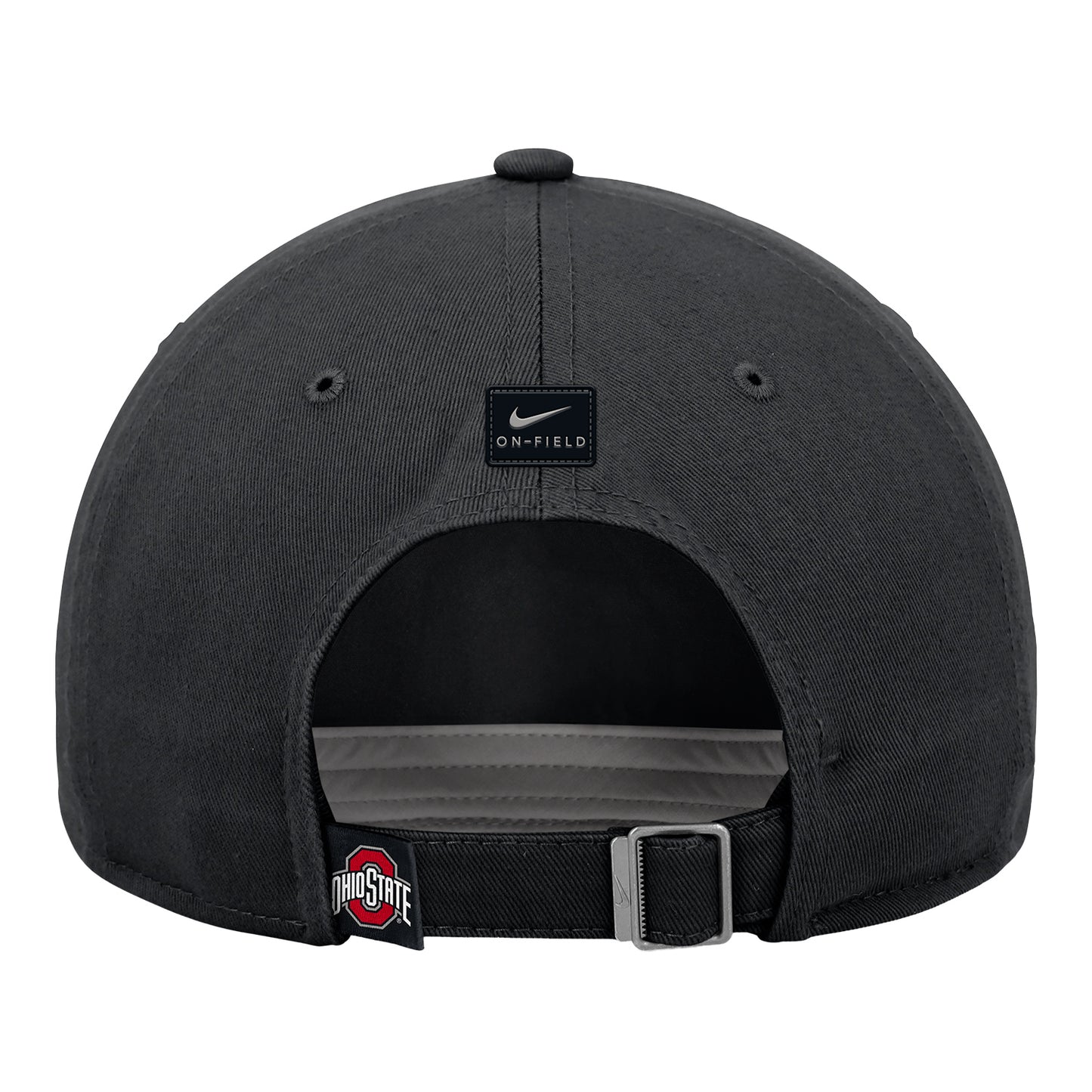 Ohio State Buckeyes Nike Arch Unstructured Black Adjustable Hat - BAck View