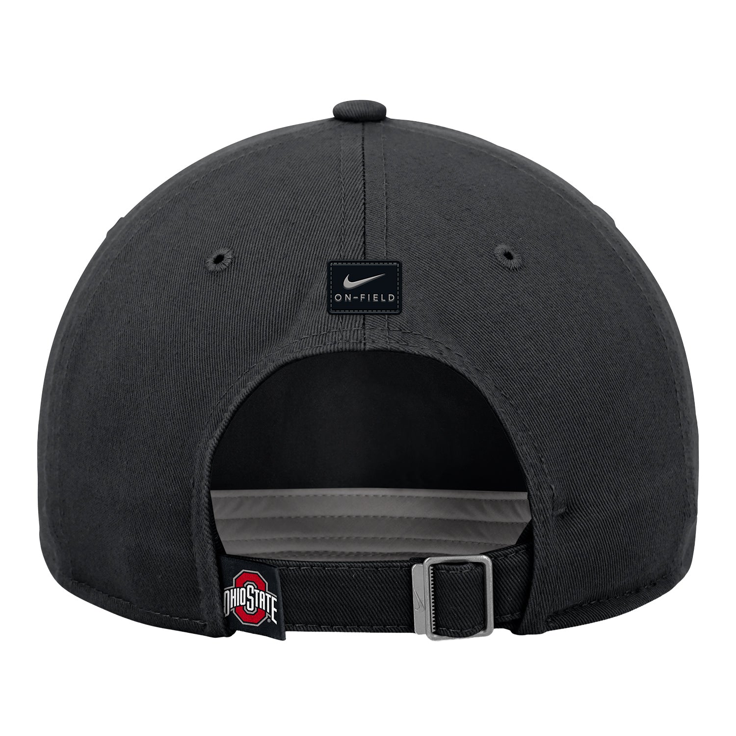 Ohio State Buckeyes Nike Arch Unstructured Black Adjustable Hat - BAck View