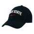 Ohio State Buckeyes Nike Arch Unstructured Adjustable Hat - In Black - Angled Left View