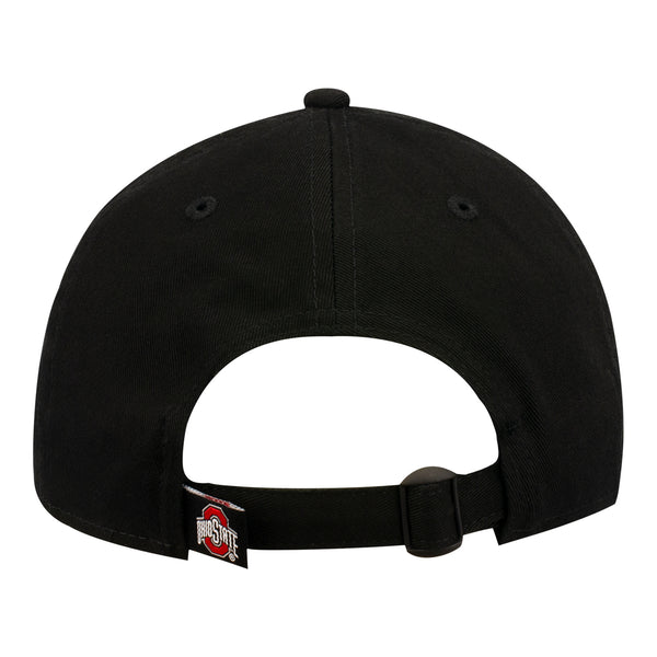 Ohio State Buckeyes Core Classic Adjustable Hat - In Black - Back View