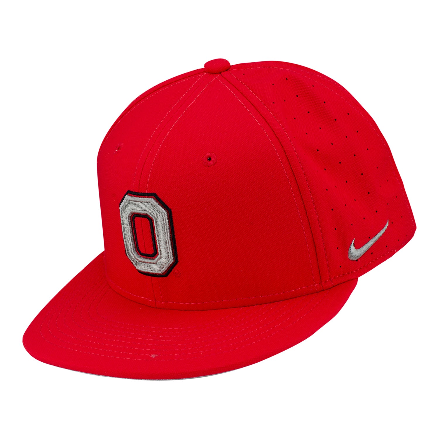 Ohio State Buckeyes Nike AeroBill Block O Fitted Hat