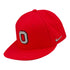 Ohio State Buckeyes Nike AeroBill Block O Fitted Hat - In Scarlet - Angled Left View