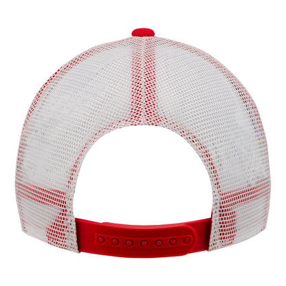 Ohio State Buckeyes Nike Buckeye Leaf Trucker Adjustable Hat - In Scarlet - Back View