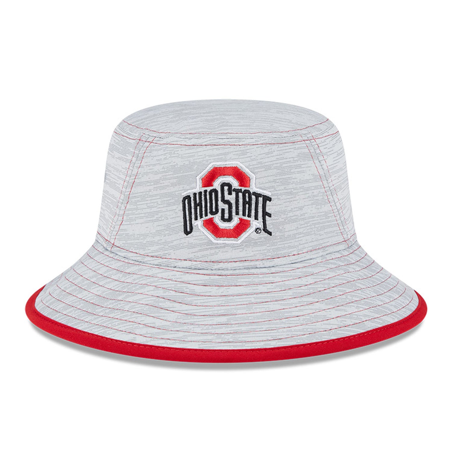 New Era Men's Ohio State Buckeyes Grey Game Bucket Hat - Gray - Everything Buckeyes