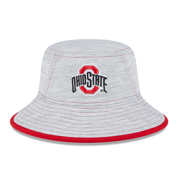 Ohio State Buckeyes Game Gray Bucket Hat - In Gray - Front View