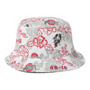 Ohio State Buckeyes Tropical White Bucket Hat