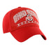 Ohio State Buckeyes Fletcher MVP Scarlet Adjustable Hat - In Scarlet - Angled Right View