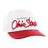 Ohio State Buckeyes Chamberlain Snap '47 Hitch White Adjustable Hat - In White - Right View