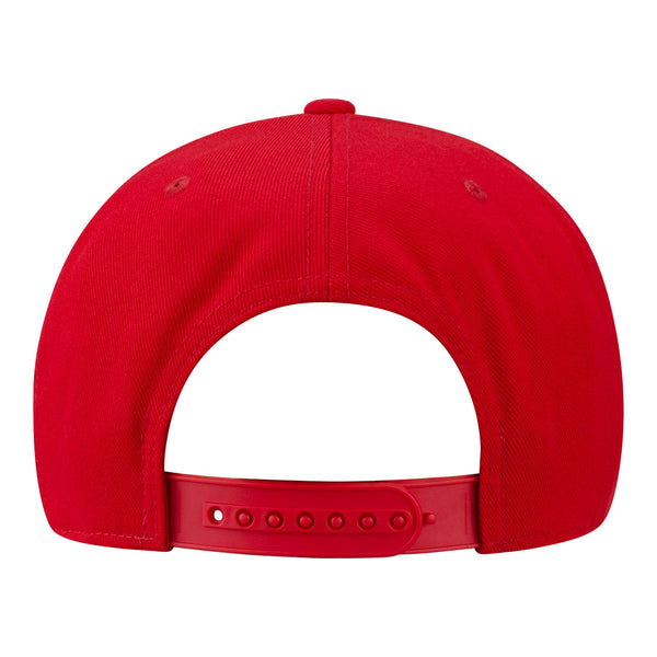 Ohio State Buckeyes Nike Block O Buckeye Print Scarlet Adjustable Hat - In Scarlet - Back View