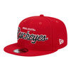 Ohio State Buckeyes Retro Script Scarlet Adjustable Hat