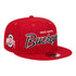 Ohio State Buckeyes Retro Script Scarlet Adjustable Hat - In Scarlet - Angled Right View