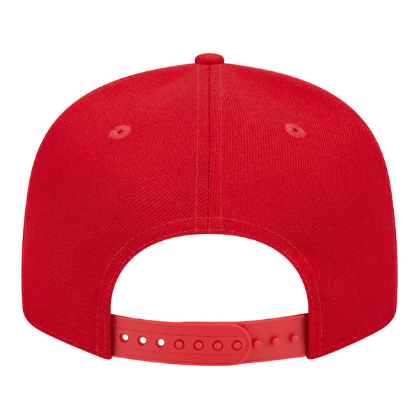 Ohio State Buckeyes Retro Script Scarlet Adjustable Hat - In Scarlet - Back View