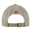 Ohio State Buckeyes Nike Arch Wordmark Khaki Adjustable Hat - In Khaki - Back View