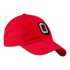 Ohio State Buckeyes Nike Retro Block O Scarlet Adjustable Hat - In Scarlet - Angled Right View