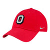 Ohio State Buckeyes Nike Retro Block O Scarlet Adjustable Hat - In Scarlet - Angled Left View