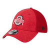 Ohio State Buckeyes Primary Logo Heathered Scarlet Flex Hat