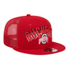 Ohio State Buckeyes Gradient Scarlet Adjustable Hat - In Scarlet - Angled Right View
