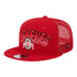 Ohio State Buckeyes Gradient Scarlet Adjustable Hat - In Scarlet - Angled Left View