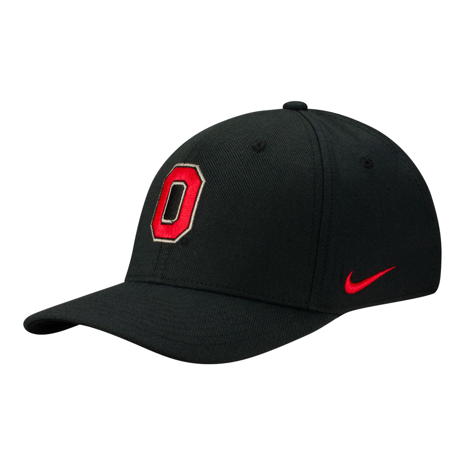 Ohio State Buckeyes Nike Block O Black Flex Hat | Shop OSU Buckeyes