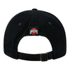 Ohio State Buckeyes Nike Swoosh Buckeyes Black Adjustable Hat - In Black - Back View