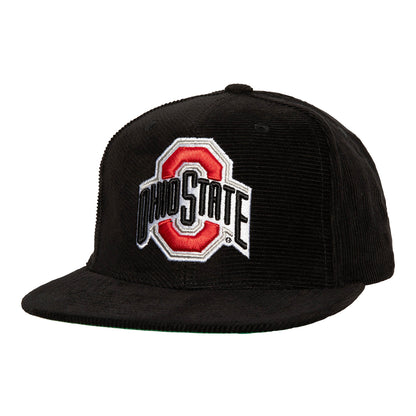 Ohio State Buckeyes All Directions Black Adjustable Hat - Front View