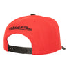 Ohio State Buckeyes Boom Text Scarlet Adjustable Hat - Back View