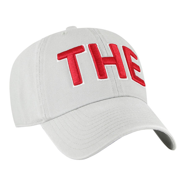 Ohio State Buckeyes THE Gray Adjustable Hat - In Gray - Angled Right View
