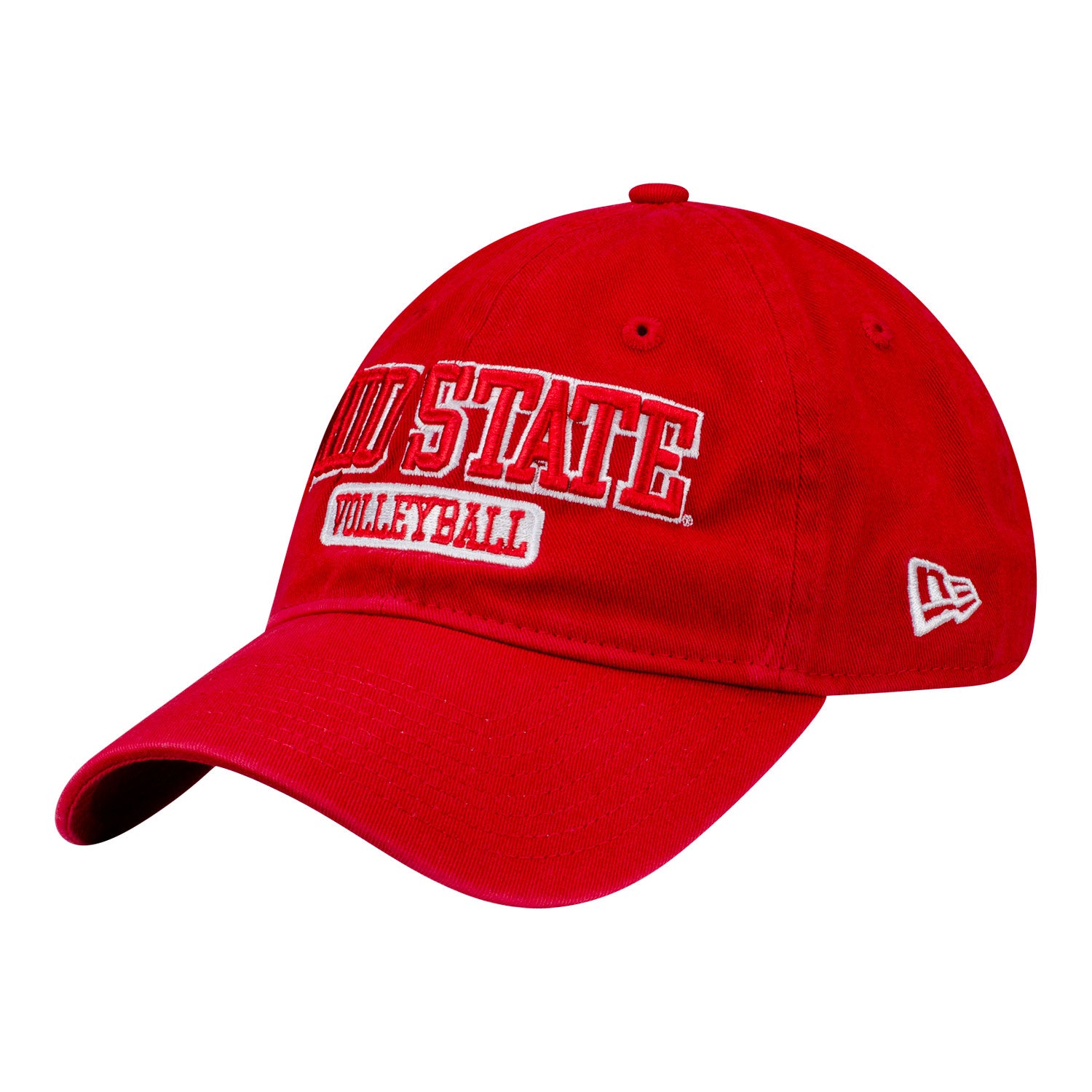 Ohio State Buckeyes Volleyball Scarlet Adjustable Hat - Left Angled View