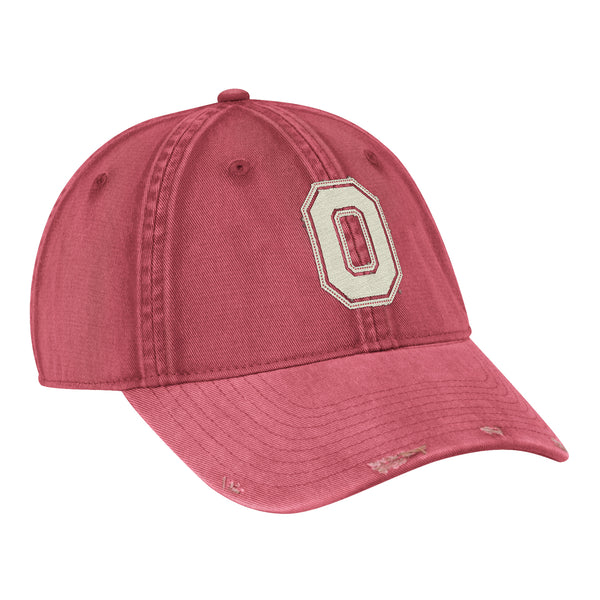 Ohio State Buckeyes Wrangler Vintage Scarlet Adjustable Hat - In Scarlet - Angled Right View
