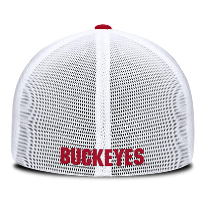 Ohio State Buckeyes Nike 2024 Sideline Trucker Flex Hat - Back View