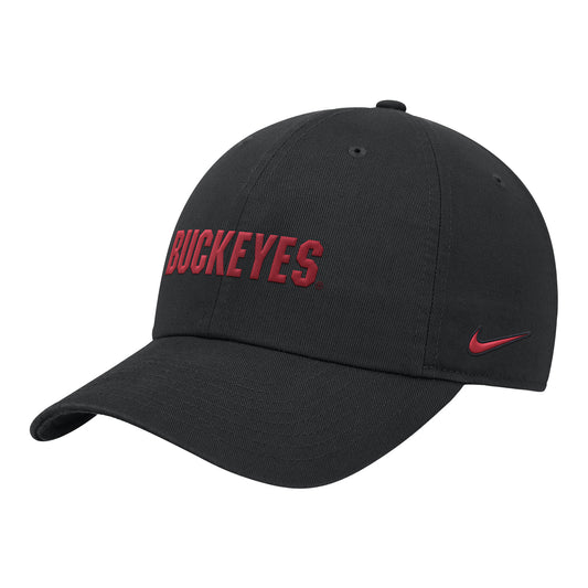 Ohio State Buckeyes Nike 2024 Sideline Adjustable Hat - Left Angled View