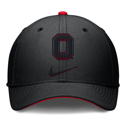 Ohio State Buckeyes Tonal Block O Flex Hat - Front View