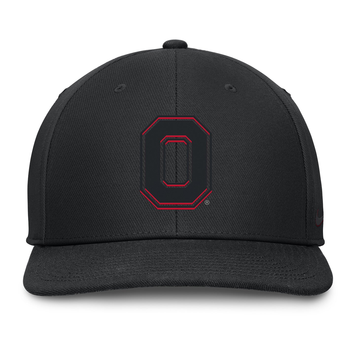 Ohio State Buckeyes Tonal Block O Snapback Hat - Front View