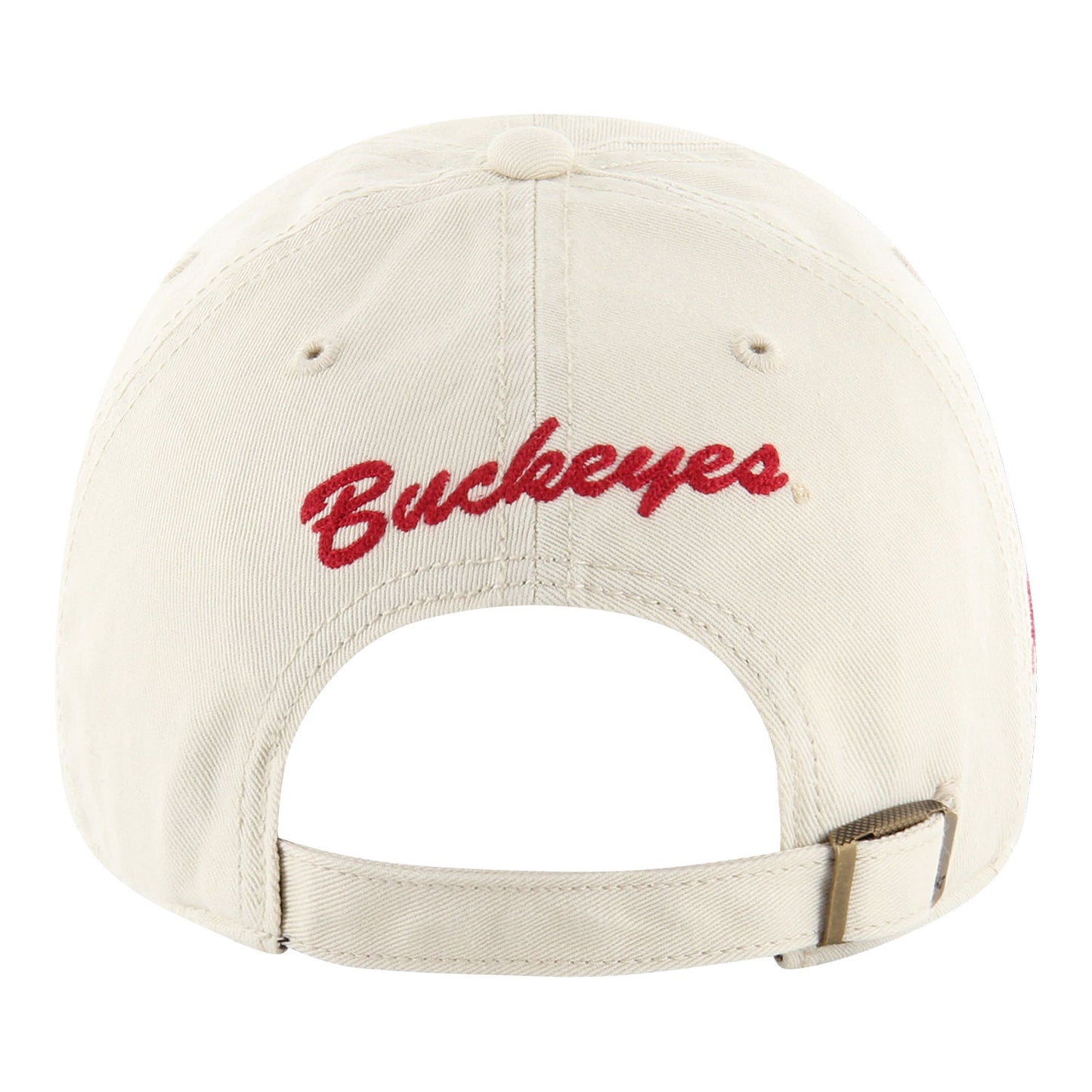 Ohio State Buckeyes Clubhouse Cleanup Cream Adjustable Hat