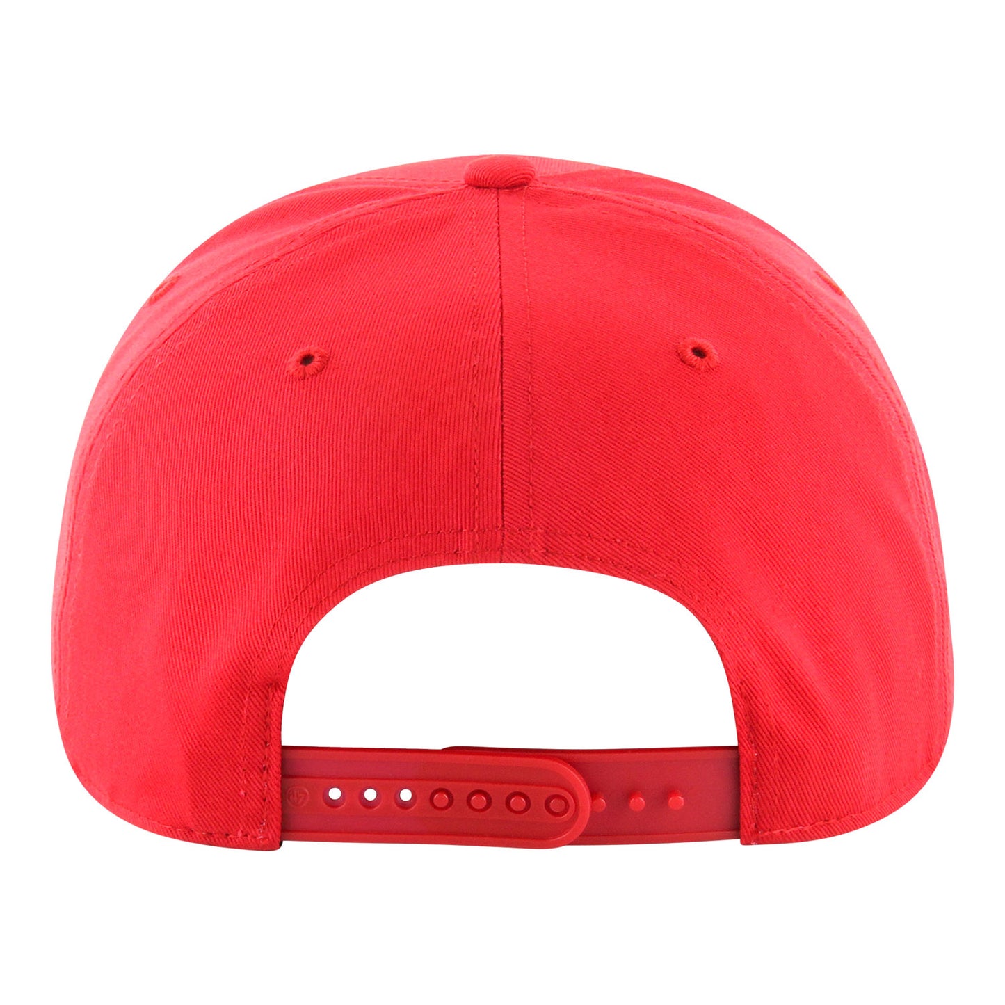 Ohio State Buckeyes Overhand Hitch Scarlet Adjustable Hat - Back View