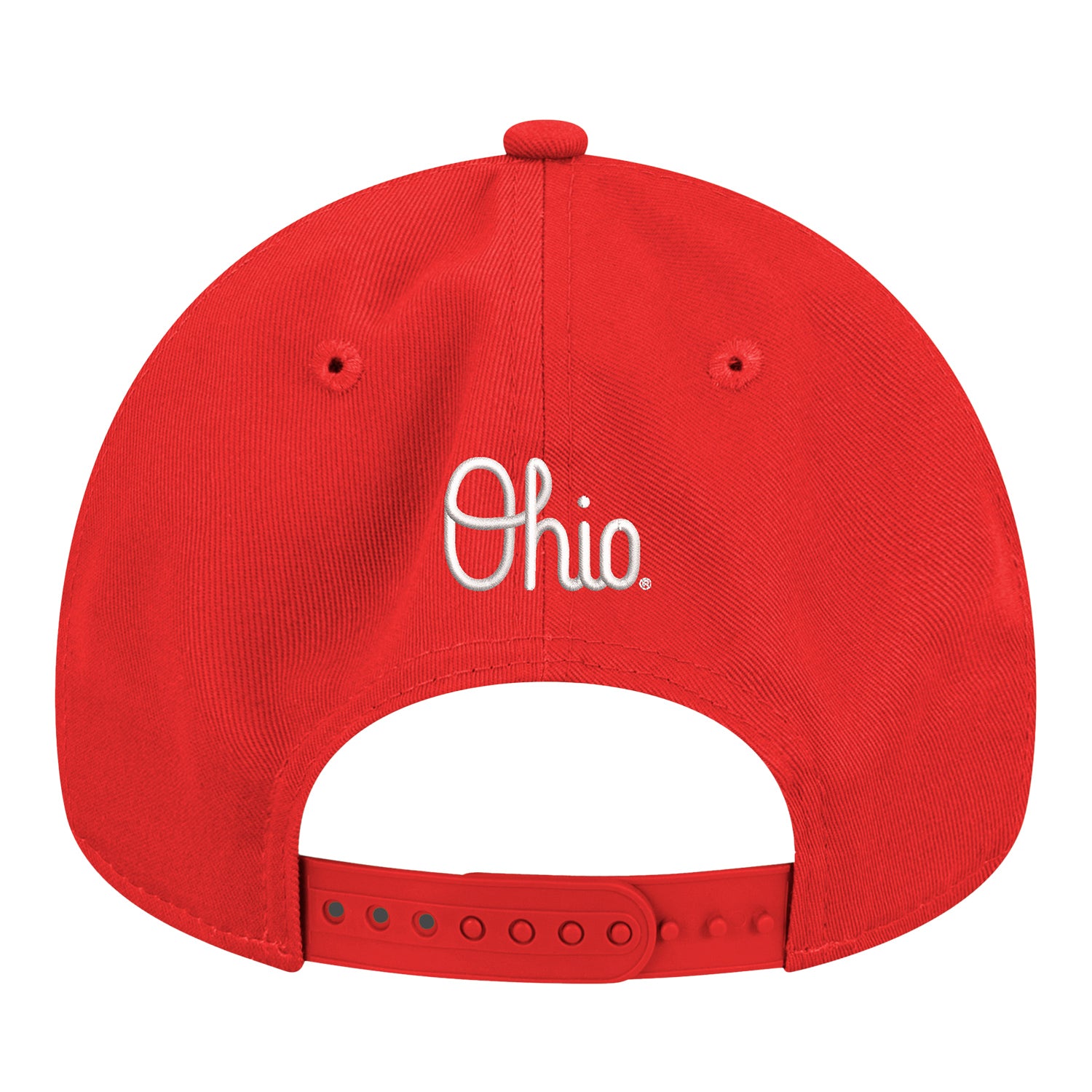 Ohio State Buckeyes Brutus Script 940 Snapback Hat - Back View