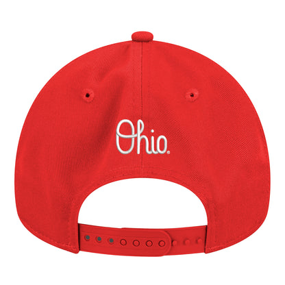 Ohio State Buckeyes Brutus Script 940 Snapback Hat - Back View