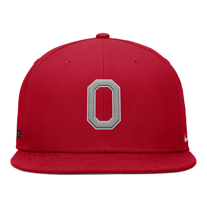 Ohio State Buckeyes Structured Fitted Hat - Front