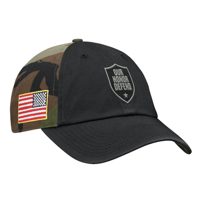 Ohio State Buckeyes Nike Our Honor Defend Adjustable Cap In Camo - Front Right View