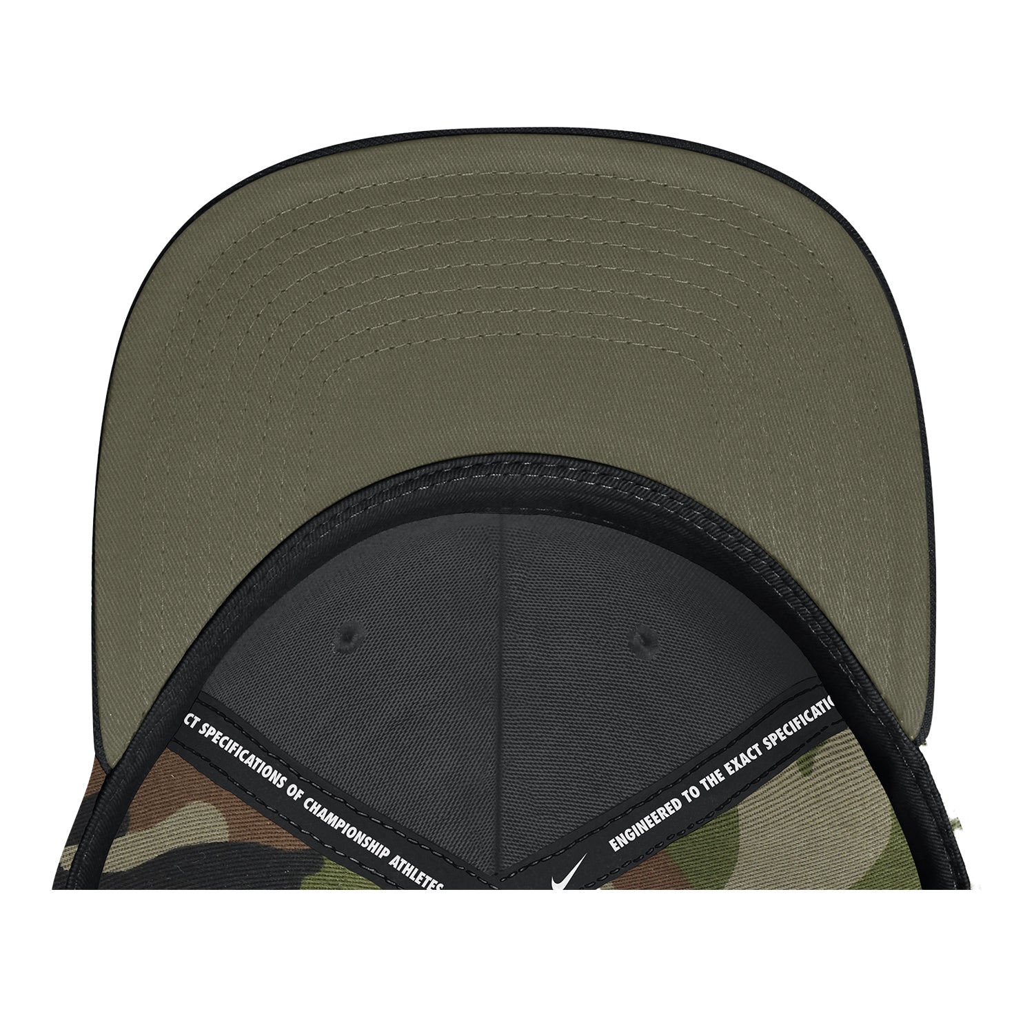 Ohio State Buckeyes Nike Our Honor Defend Adjustable Cap In Camo - Bill View