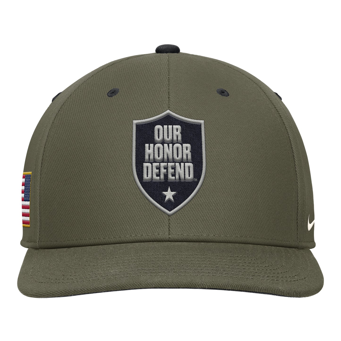 Ohio State Buckeyes Nike Our Honor Defend Pro Snapback In Green - Front View
